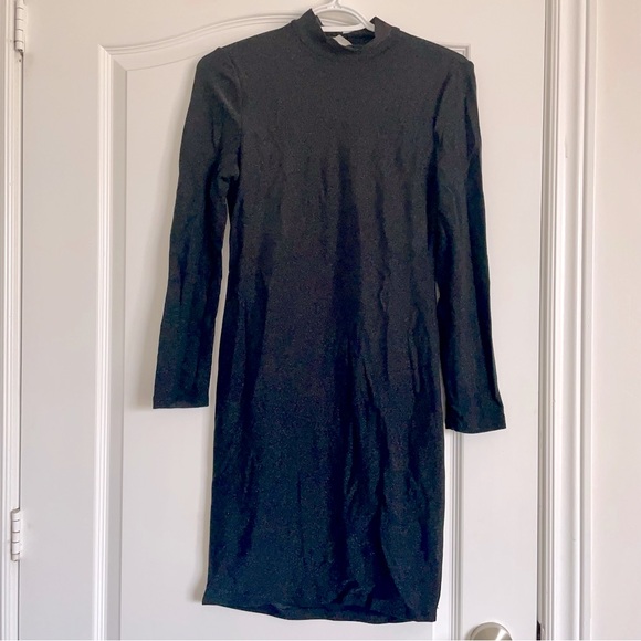 Black Bling Bling Midi Dress - Picture 1 of 3